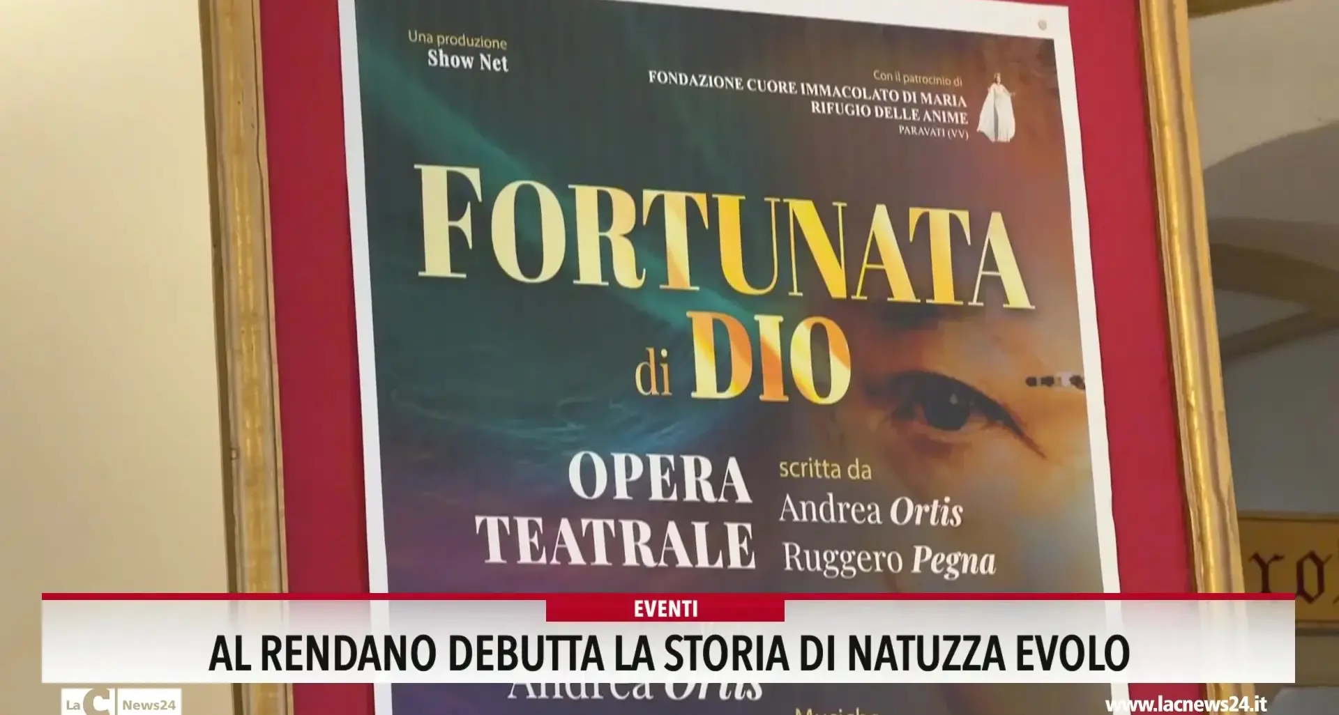 Al Rendano debutta la storia di Natuzza Evolo