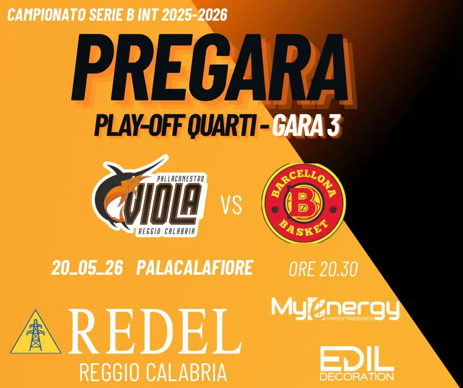 Redel Viola, dentro o fuori al PalaCalafiore: contro Barcellona vale la semifinale\n