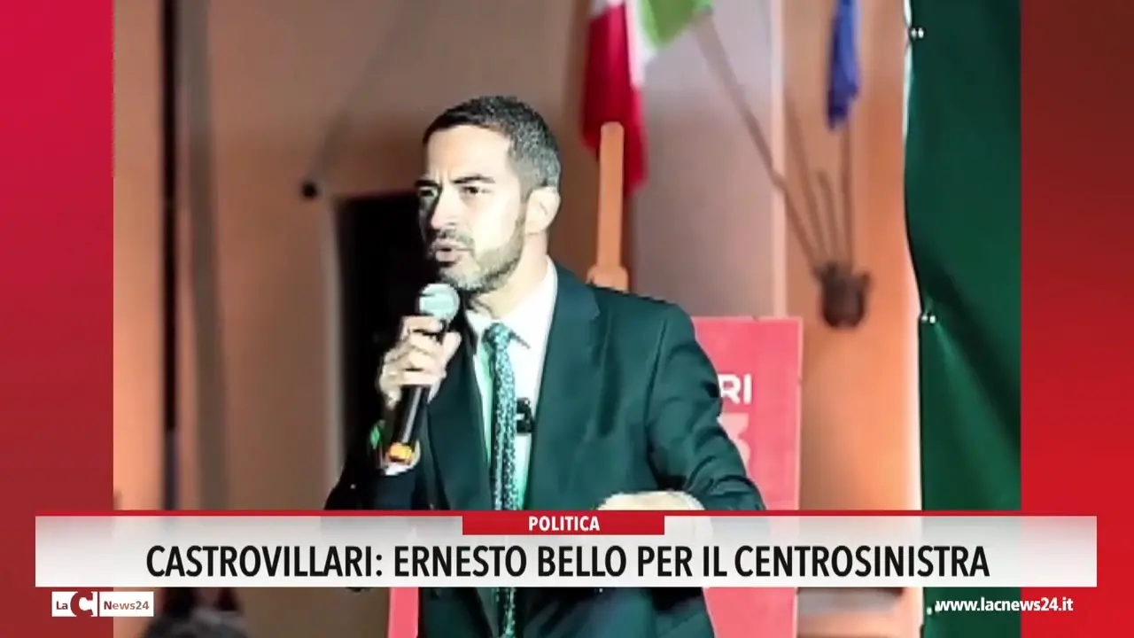 Castrovillari, Ernesto Bello per il centrosinistra