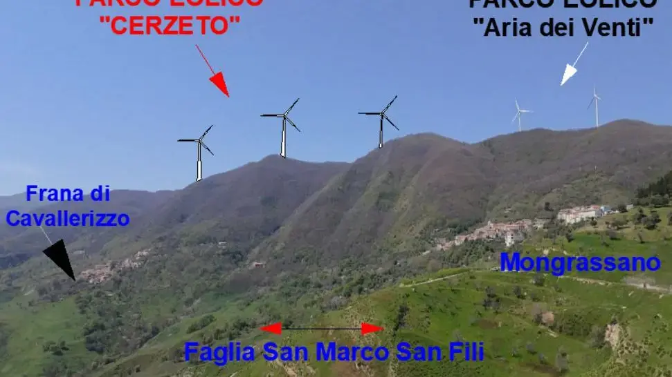Il parco eolico Cerzeto si\u00A0ferma:\u00A0la Regione Calabria\u00A0congela il progetto da 17 milioni di euro (e 18 megawatt)\n