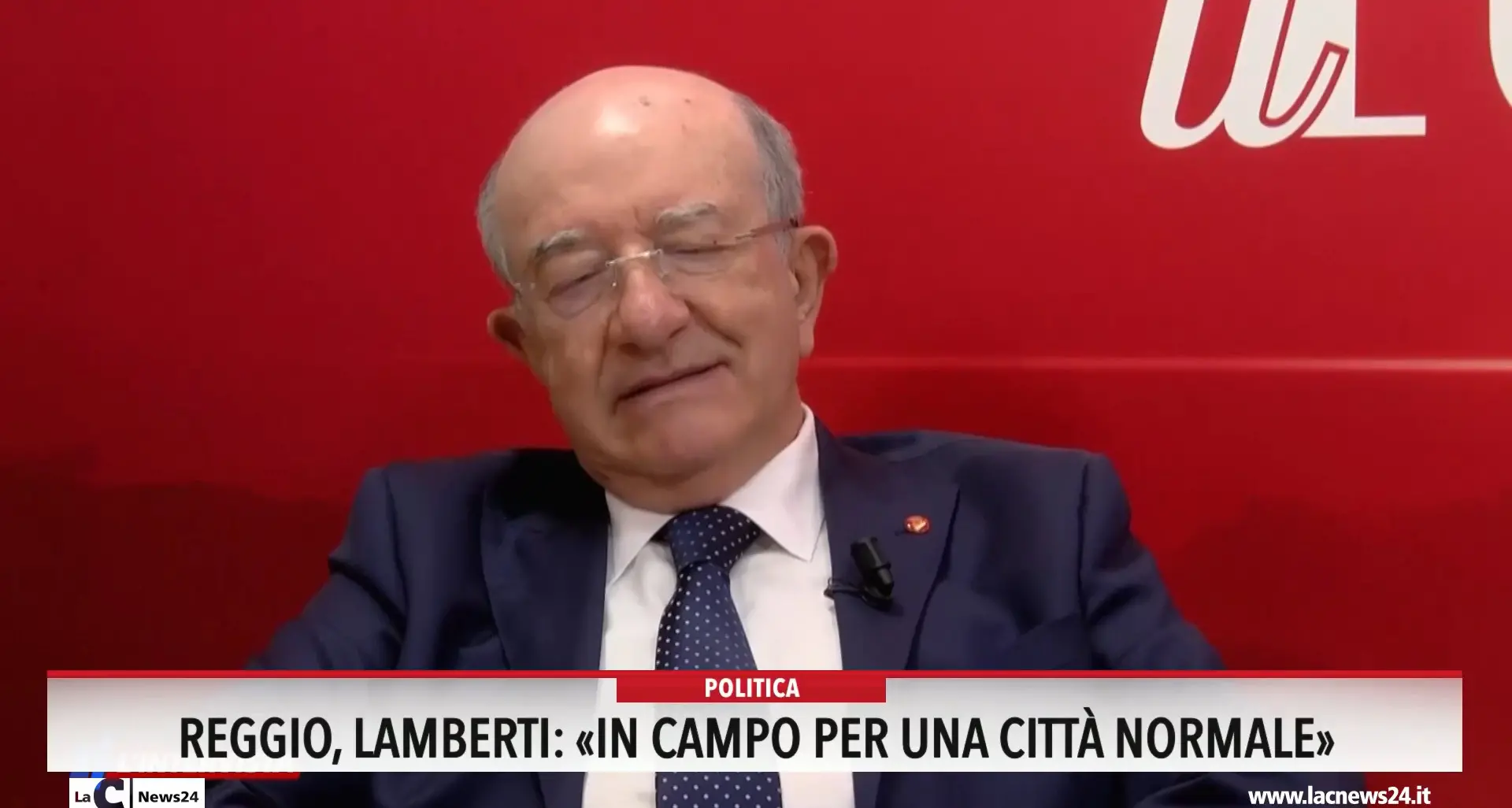 Reggio, Lamberti: \"In campo per una città normale\"