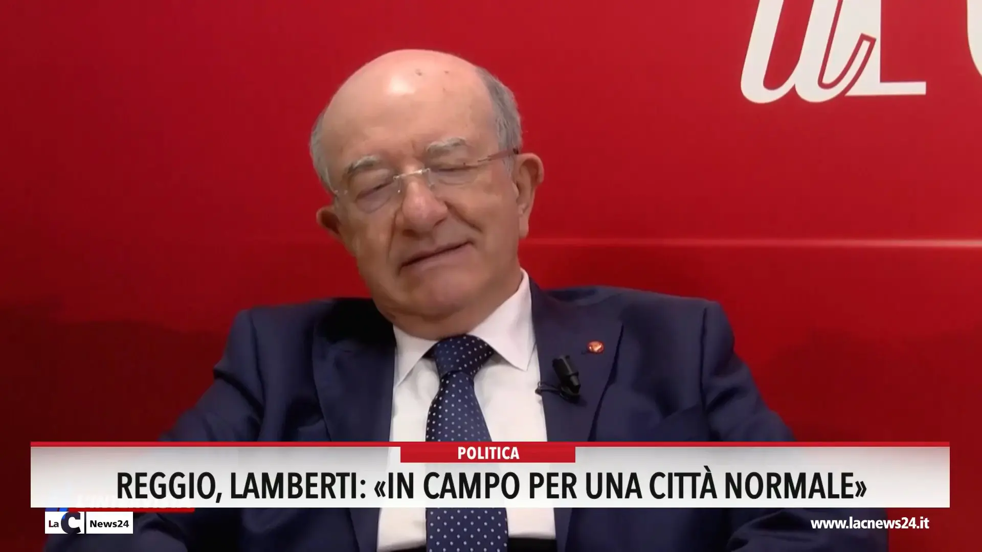 Reggio, Lamberti: \"In campo per una città normale\"