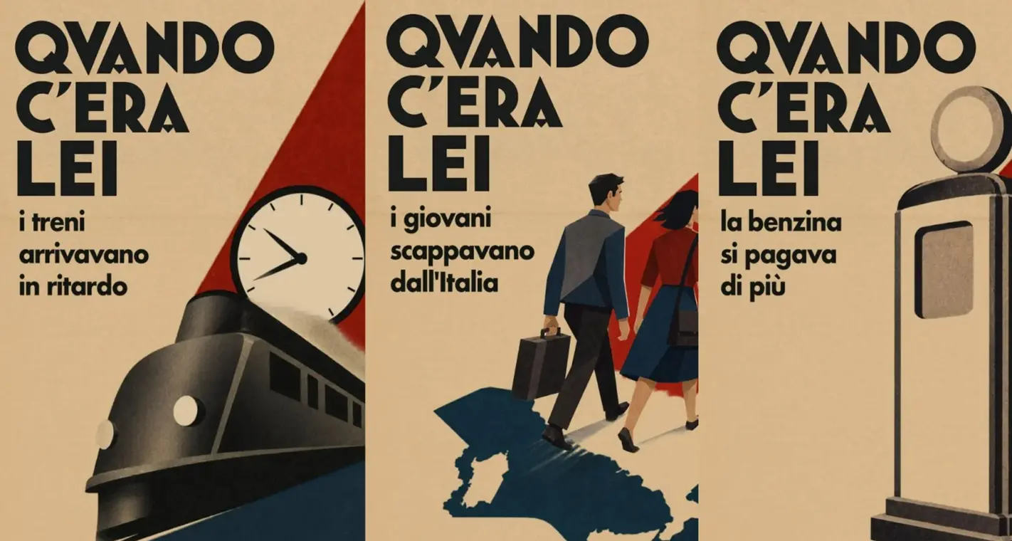 “Quando c’era lei i treni arrivavano in ritardo”: il manifesto di Renzi scatena tensioni tra Meloni e Ferrovie\n