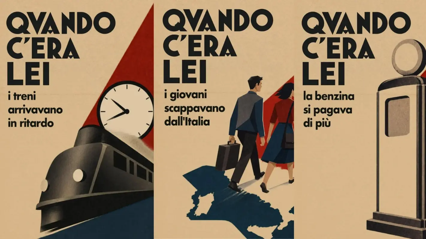 “Quando c’era lei i treni arrivavano in ritardo”: il manifesto di Renzi scatena tensioni tra Meloni e Ferrovie\n