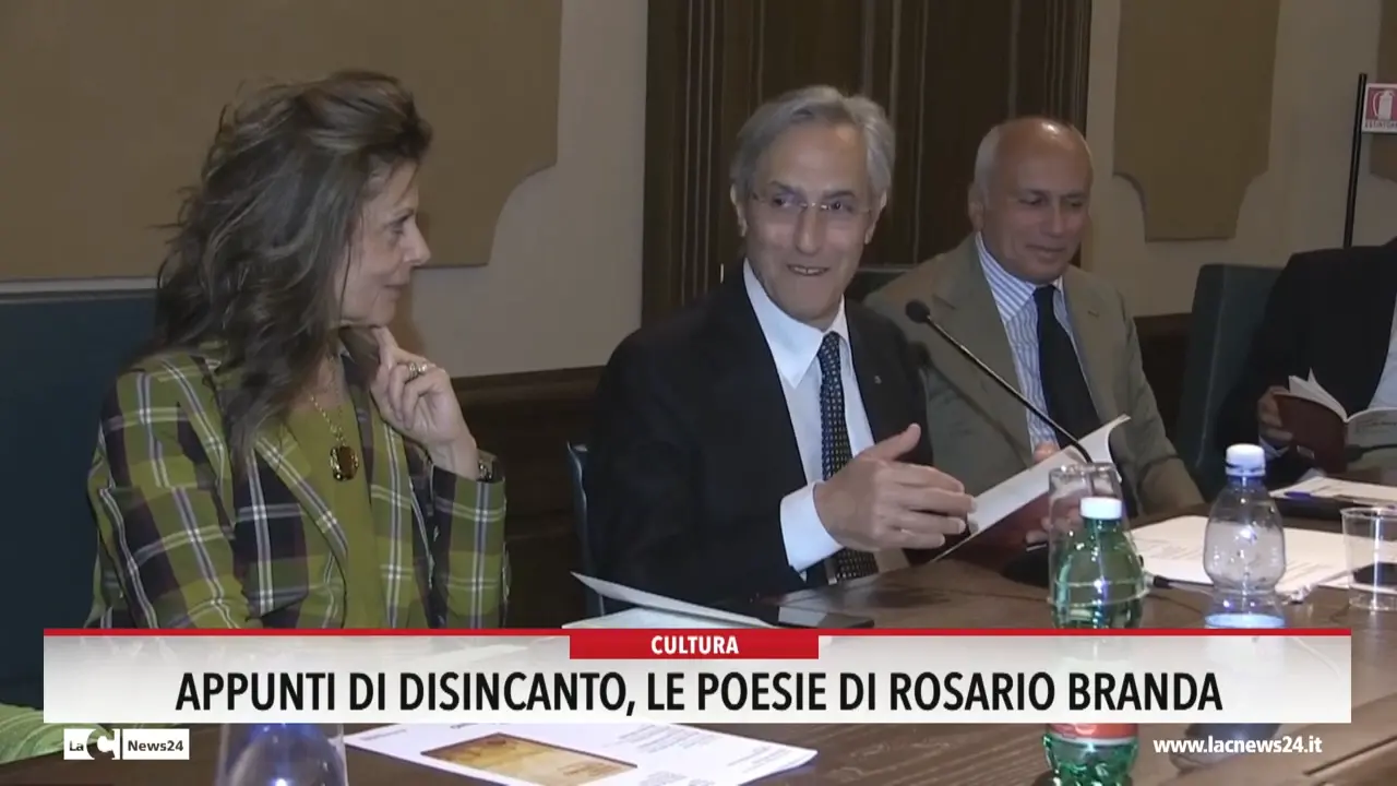 Appunti di disincanto, le poesie di Rosario Branda