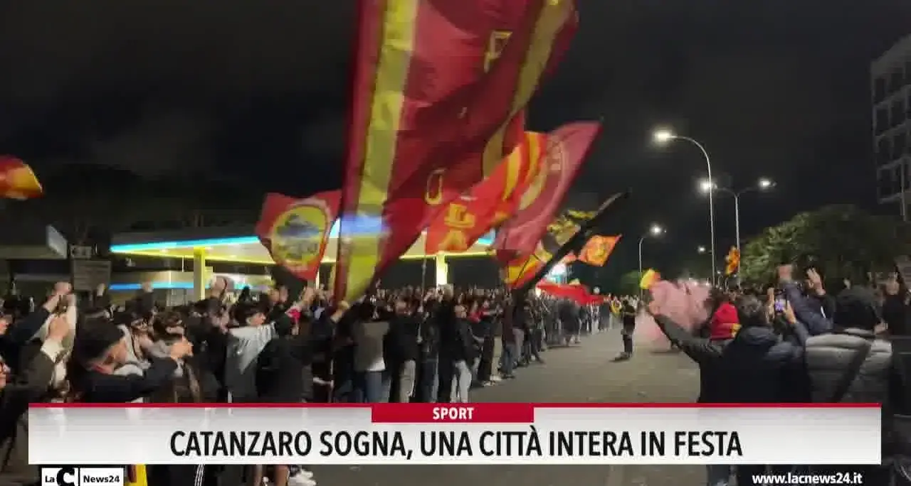 Catanzaro sogna, una città intera in festa