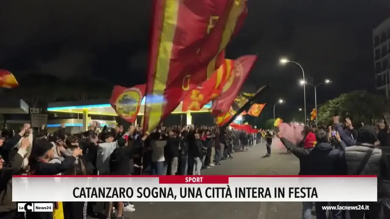 Catanzaro sogna, una città intera in festa