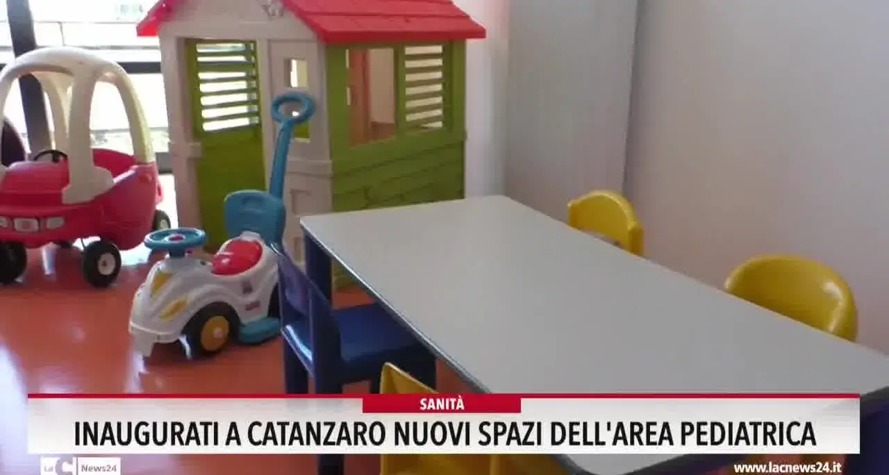 Inaugurati a Catanzaro nuovi spazi dell'area pediatrica
