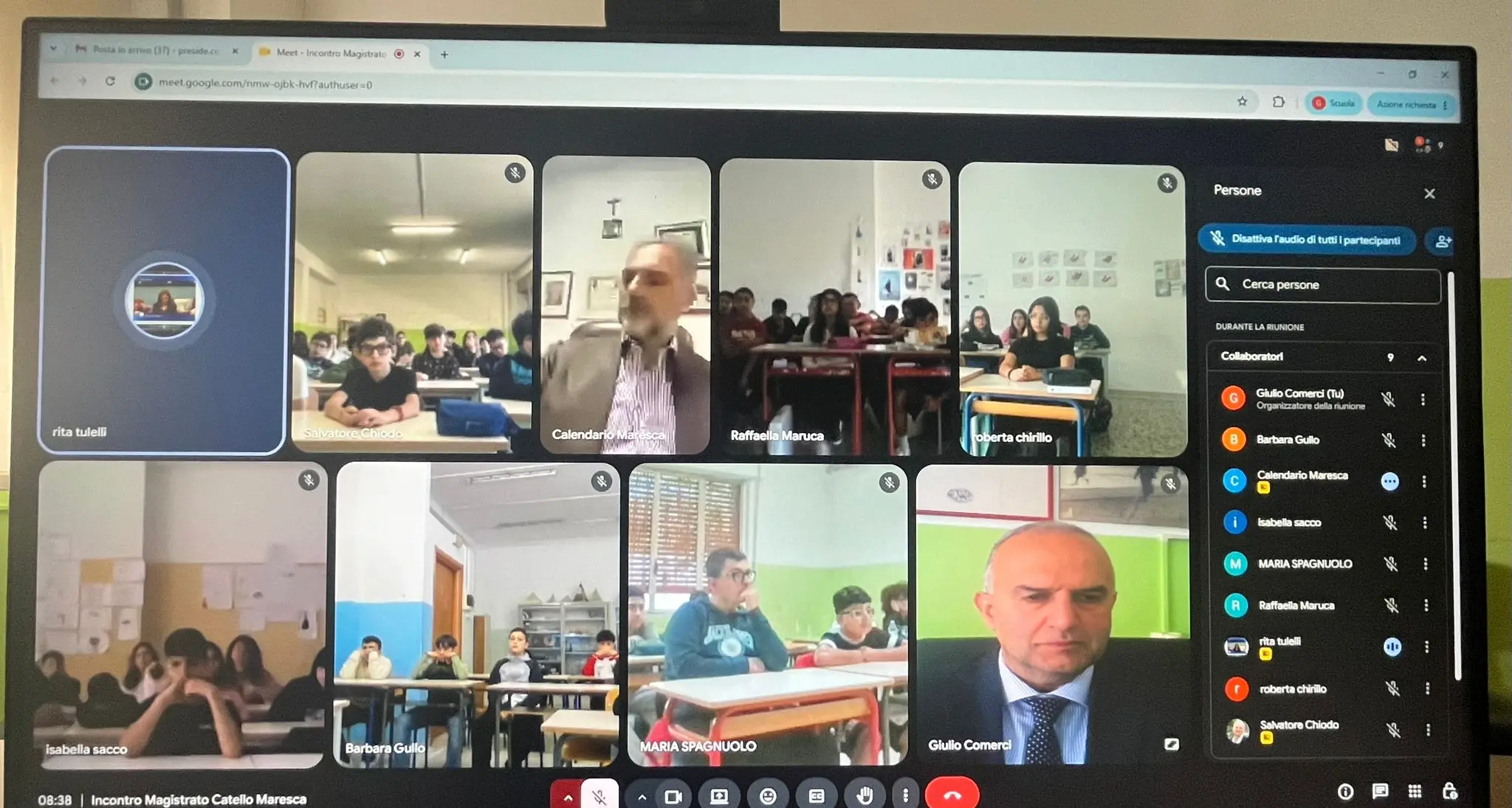 Legalità, coraggio e futuro: gli studenti dell’Istituto Mater Domini incontrano il Magistrato Catello Maresca\n
