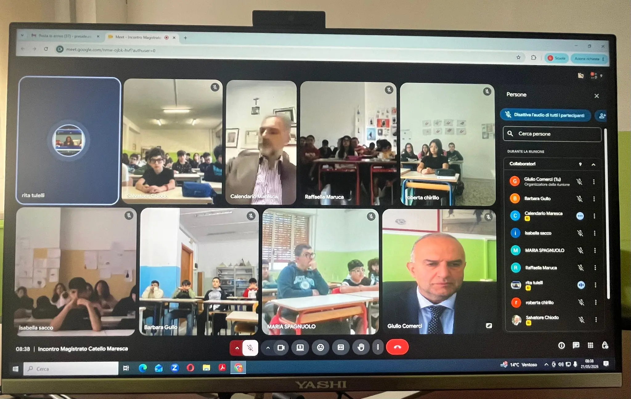 Legalità, coraggio e futuro: gli studenti dell’Istituto Mater Domini incontrano il Magistrato Catello Maresca\n