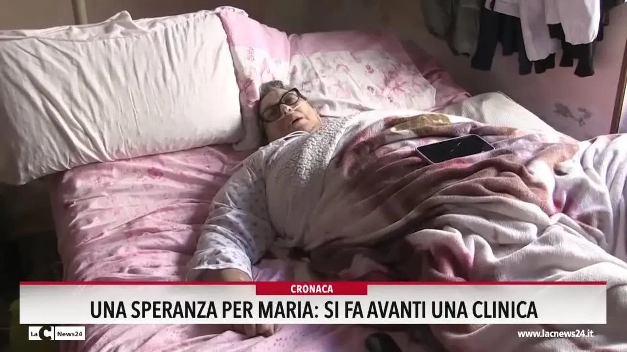 Una speranza per Maria: si fa avanti una clinica