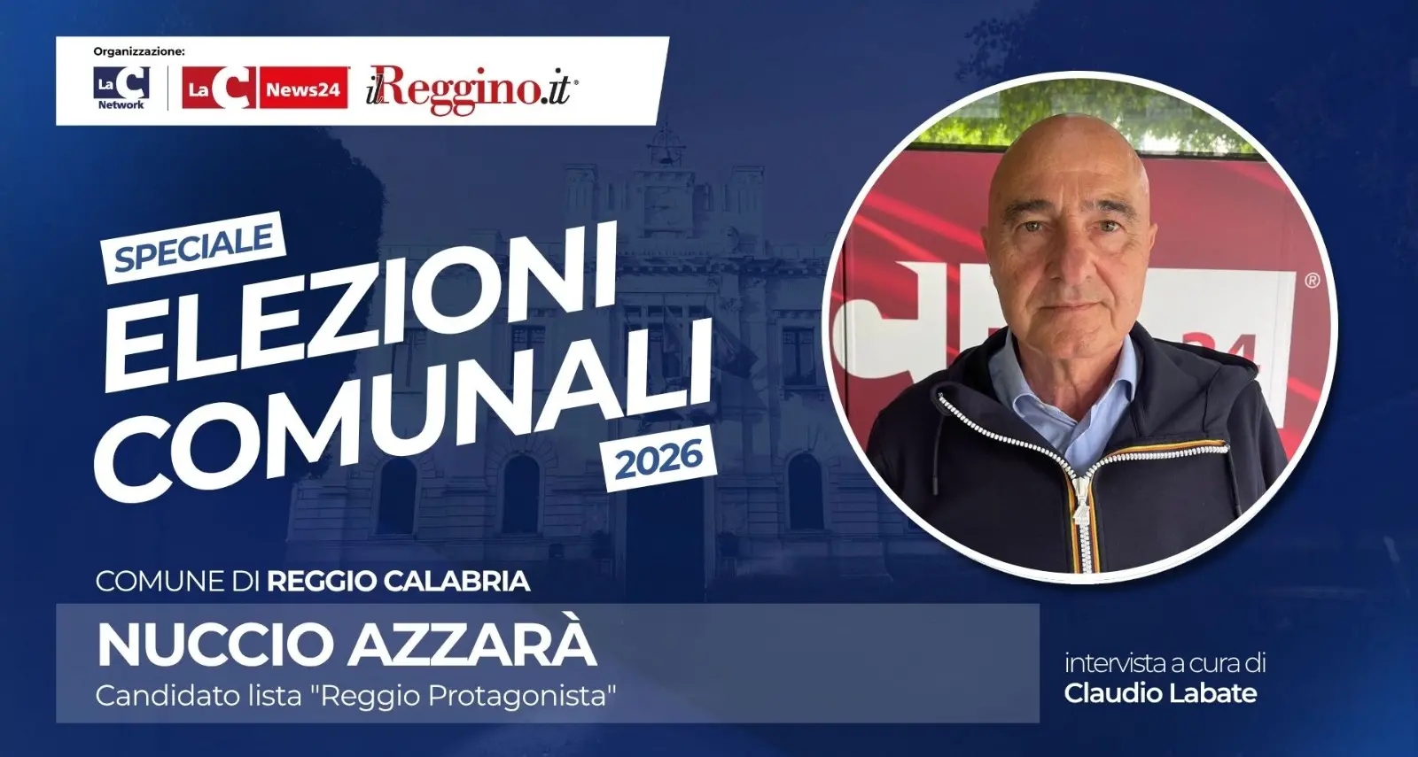 Nuccio Azzarà: «Resto autenticamente civico, conosco bene le criticità della città perché cammino a piedi e parlo con i cittadini»\n
