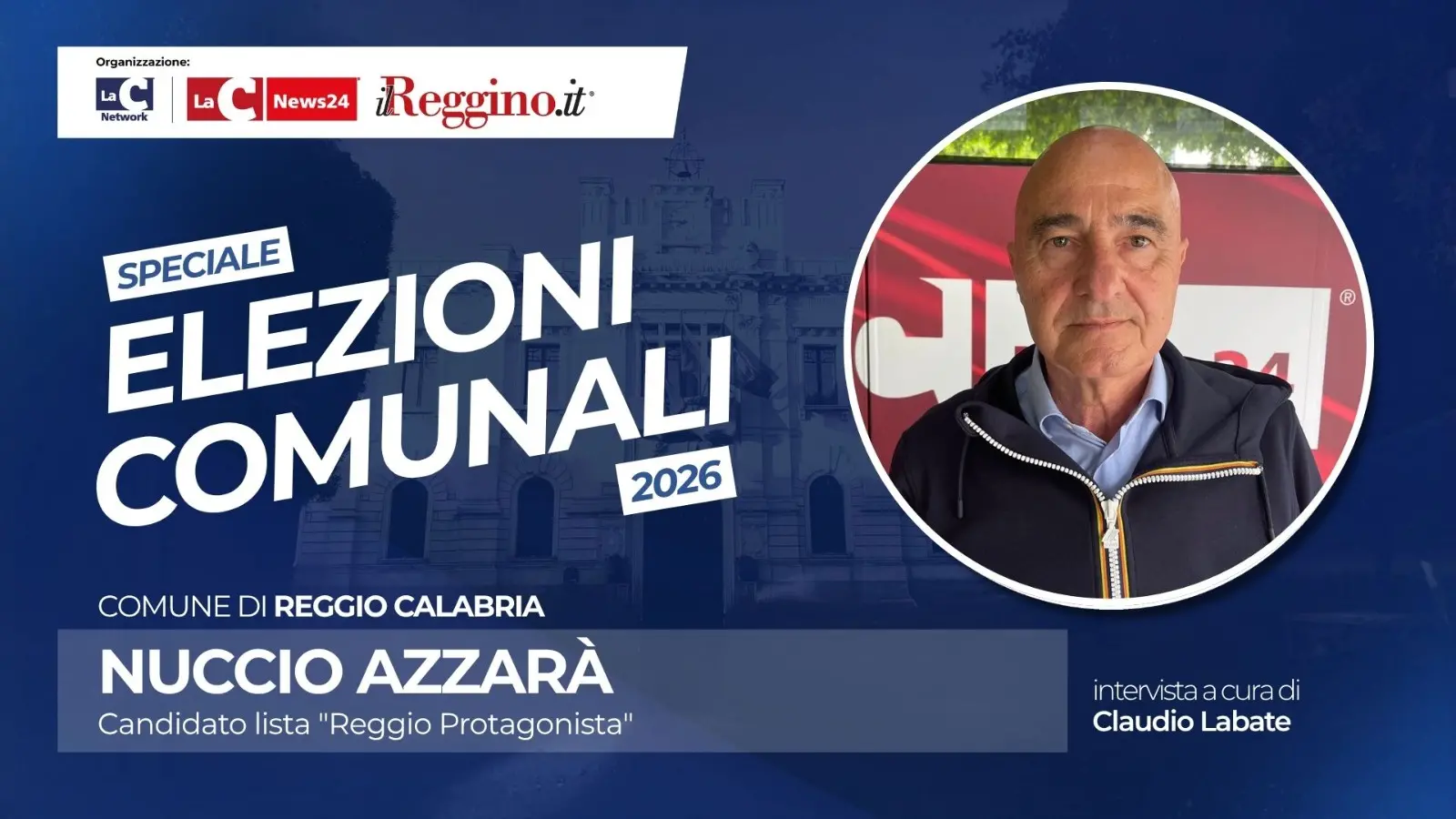 Nuccio Azzarà: «Resto autenticamente civico, conosco bene le criticità della città perché cammino a piedi e parlo con i cittadini»\n