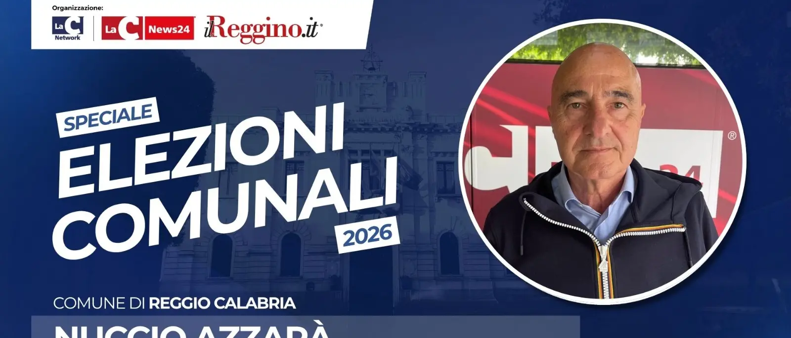 Nuccio Azzarà: «Resto autenticamente civico, conosco bene le criticità della città perché cammino a piedi e parlo con i cittadini»\n