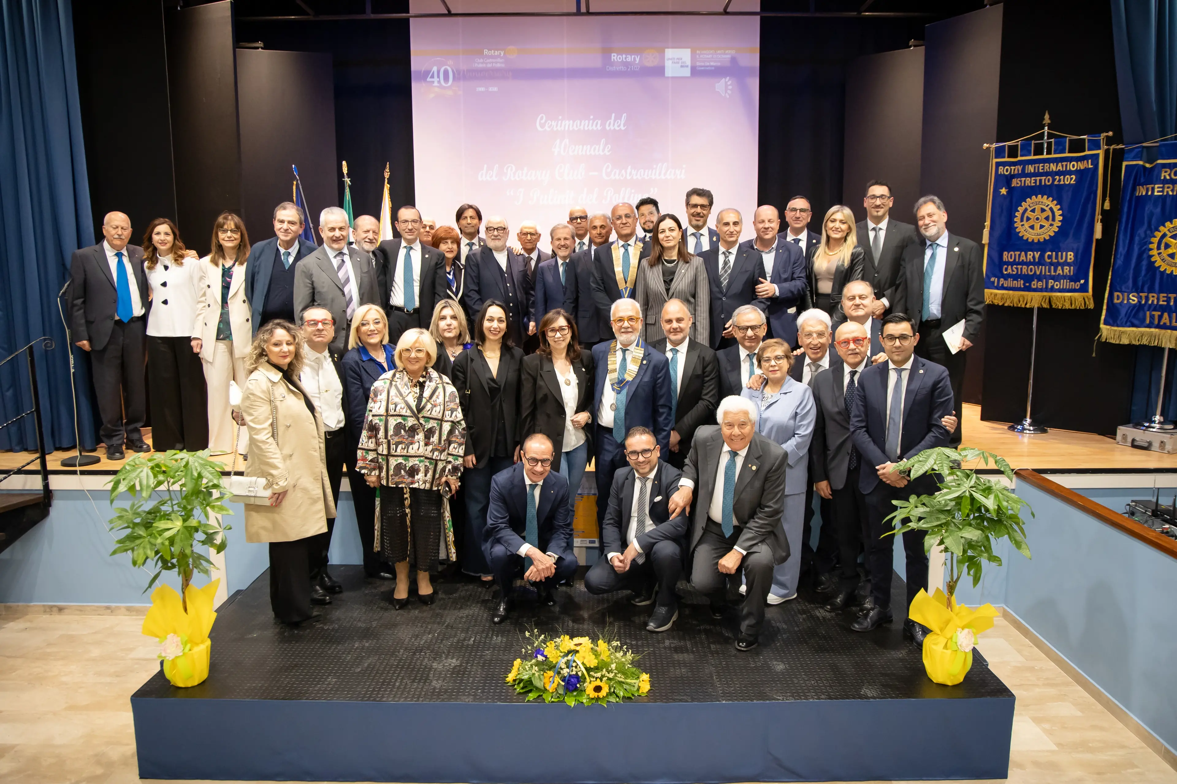 Il Rotary Club Castrovillari celebra quarant’anni di impegno al servizio della comunità\n