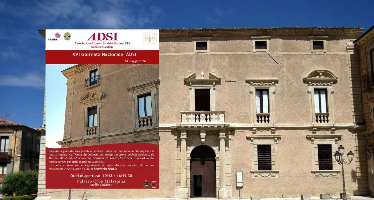 Aiello Calabro, Palazzo Cybo Malaspina apre le porte il 24 maggio per la Giornata nazionale “Dimore storiche” 2026\n