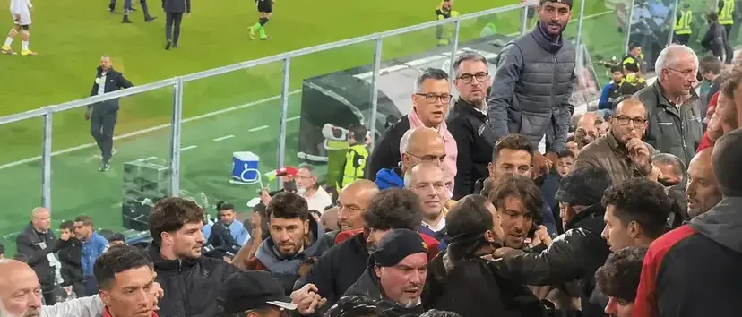 Rissa sugli spalti durante la gara Palermo-Catanzaro, la società giallorossa: «Indagine farà luce»\n