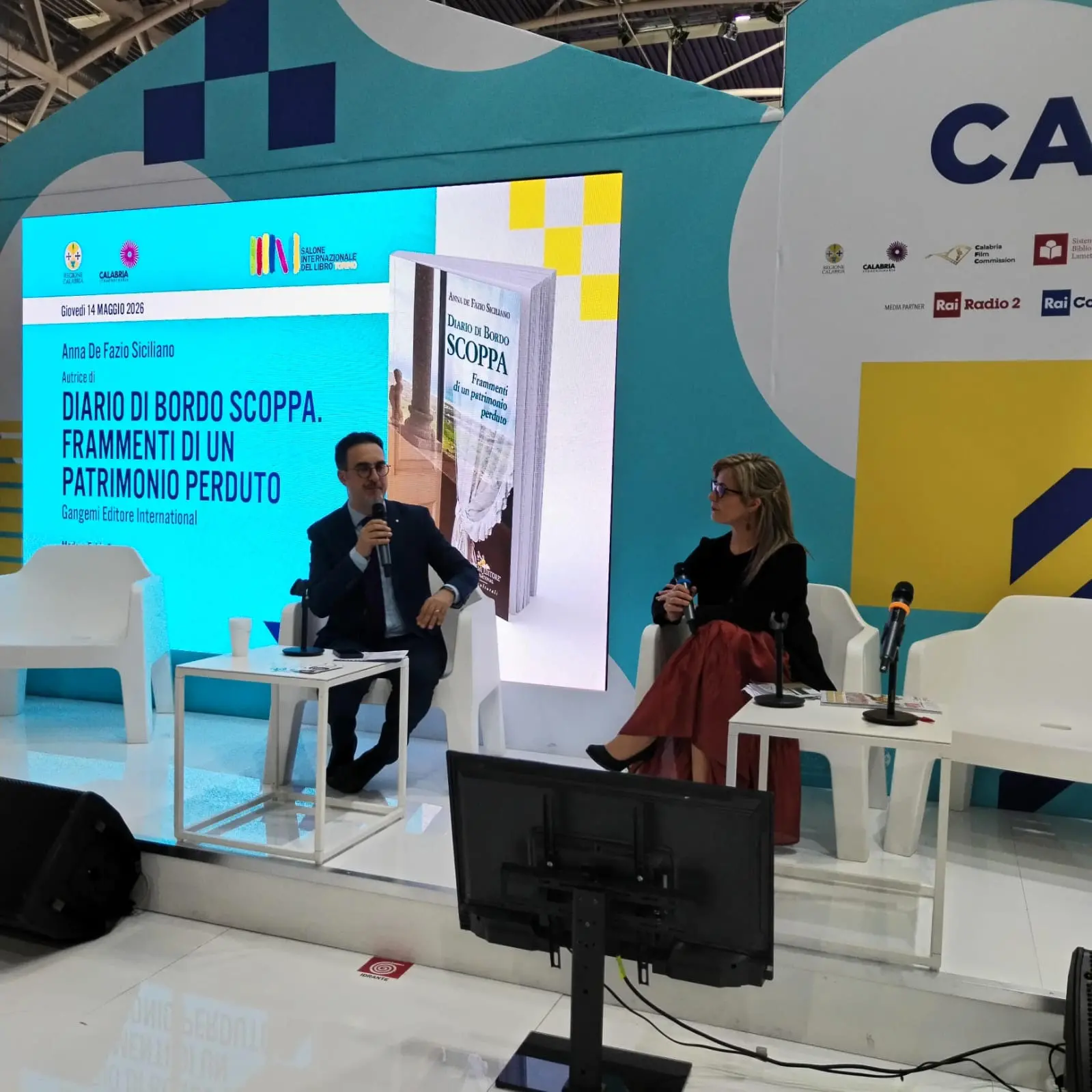 “Diario di bordo Scoppa. Frammenti di un patrimonio perduto” di Anna de Fazio Siciliano al Salone del Libro di Torino\u00A0\n