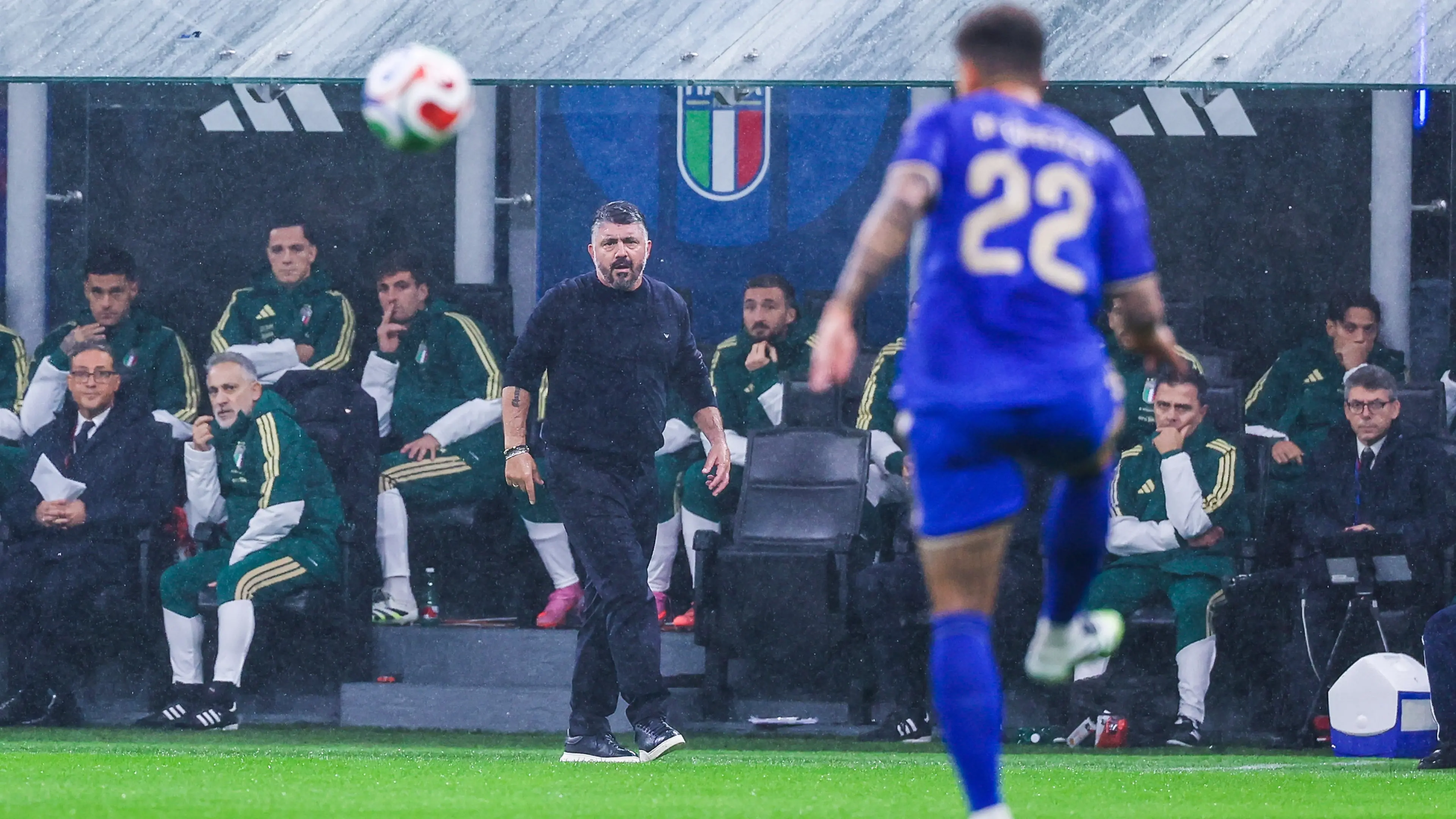 Gennaro Ivan Gattuso Head Coach of Italy seen during FIFA World Cup 2026 qualifier football match between Italy and Norway at San Siro Stadium in Milan