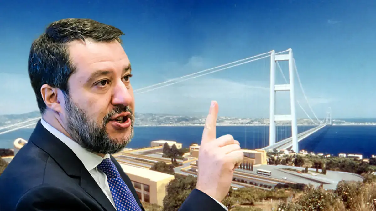 Ponte sullo Stretto,\u00A0\u00A0Salvini: «Cantieri grande operazione contro la 'ndrangheta»\n