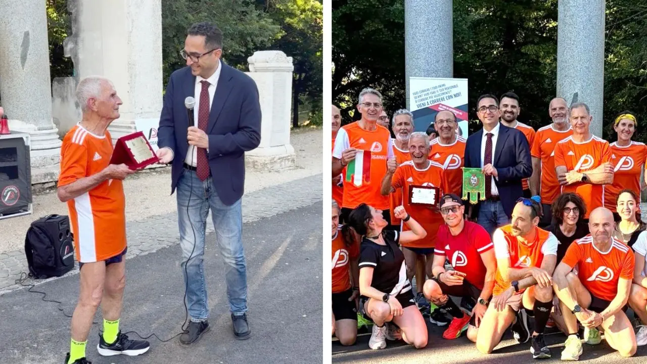 Il sindaco Tripodi a Roma per omaggiare\u00A0il maratoneta 93enne di Polistena Antonio Rao: «Esempio di vita e sport»\n