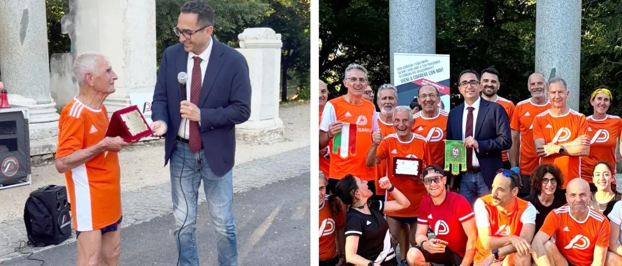 Il sindaco Tripodi a Roma per omaggiare\u00A0il maratoneta 93enne di Polistena Antonio Rao: «Esempio di vita e sport»\n