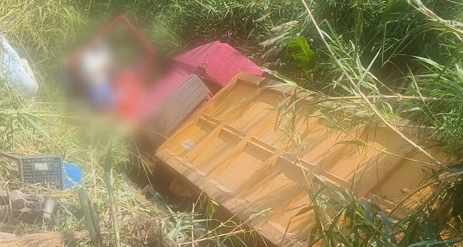 Incidente sulla statale 18 a Fuscaldo:\u00A0camion\u00A0finisce in una\u00A0scarpata dopo un volo di diversi metri\n