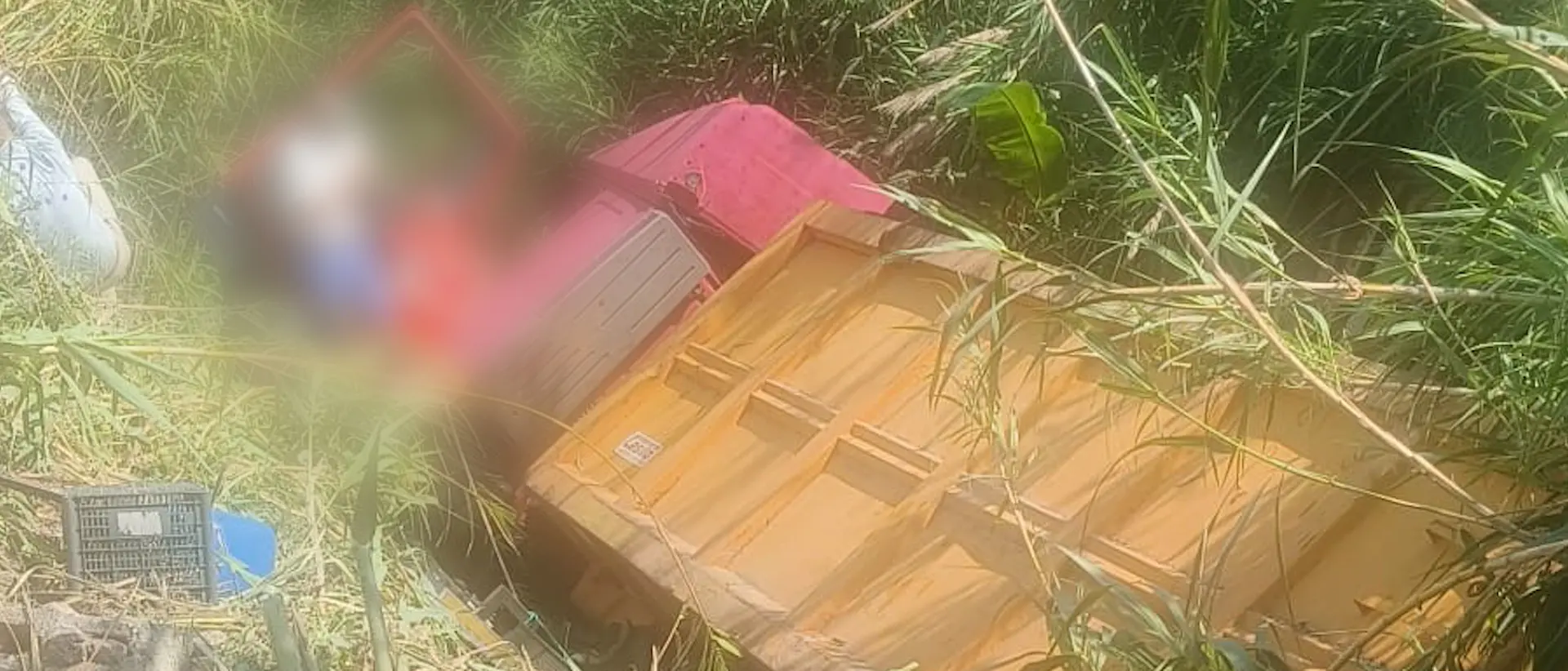 Incidente sulla statale 18 a Fuscaldo:\u00A0camion\u00A0finisce in una\u00A0scarpata dopo un volo di diversi metri\n