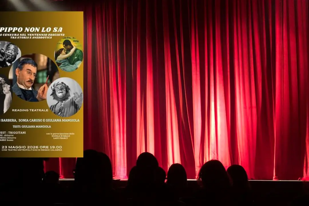 Pippo non lo sa, al Cineteatro Metropolitano di Reggio il reading teatrale racconta la censura nel ventennio fascista\n