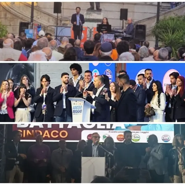 <p>Tra piazze e opuscoli: Lamberti, Pazzano, Cannizzaro e Battaglia accompagnano Reggio al silenzio elettorale</p>