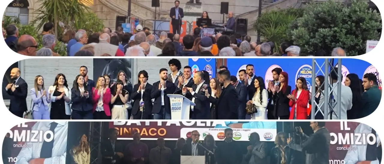 Tra piazze e opuscoli, Lamberti Pazzano Cannizzaro e Battaglia accompagnano Reggio al silenzio elettorale\n