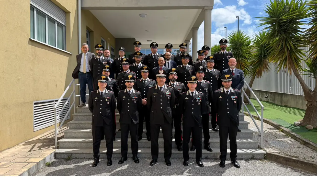 Lamezia Terme, il comandante Pellegrino in visita al gruppo: massima attenzione\n\nanche al versante tirrenico\n\n\n