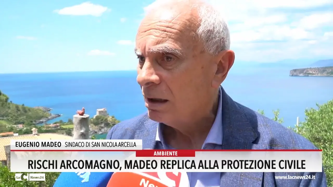 Rischi Arcomagno, Madeo replica alla protezione civile