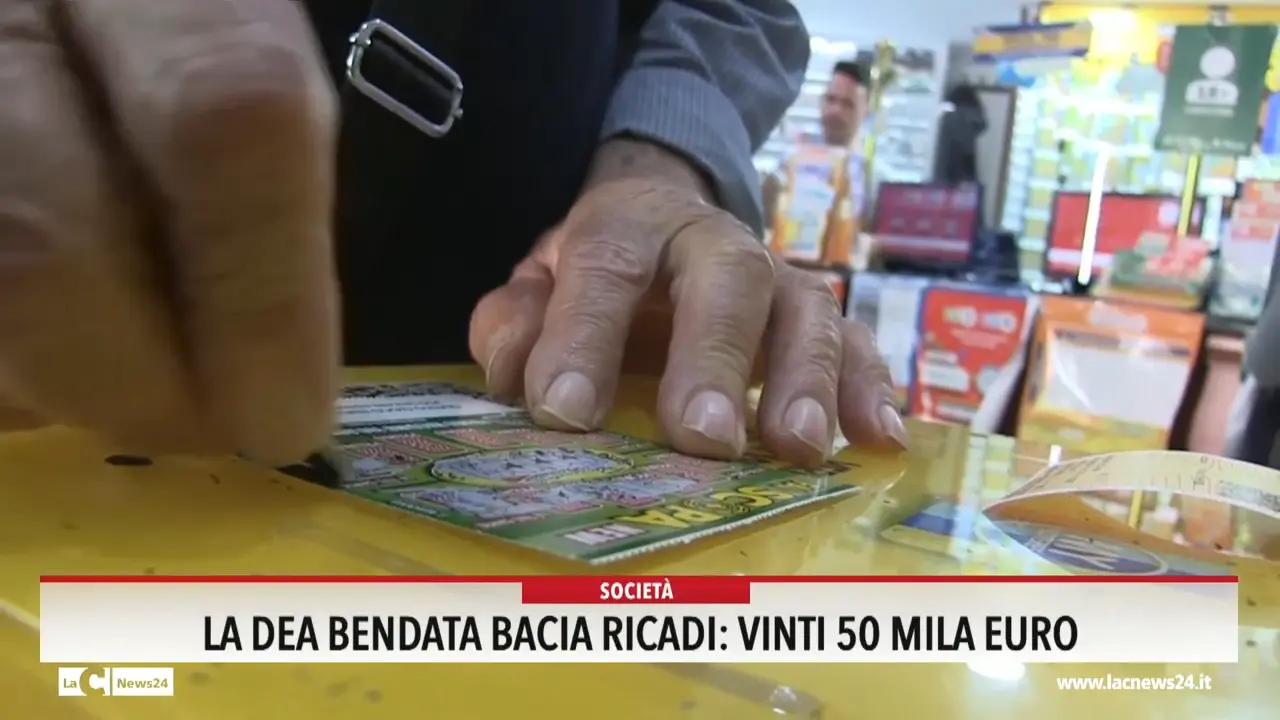 La dea bendata bacia Ricadi, vinti 50mila euro