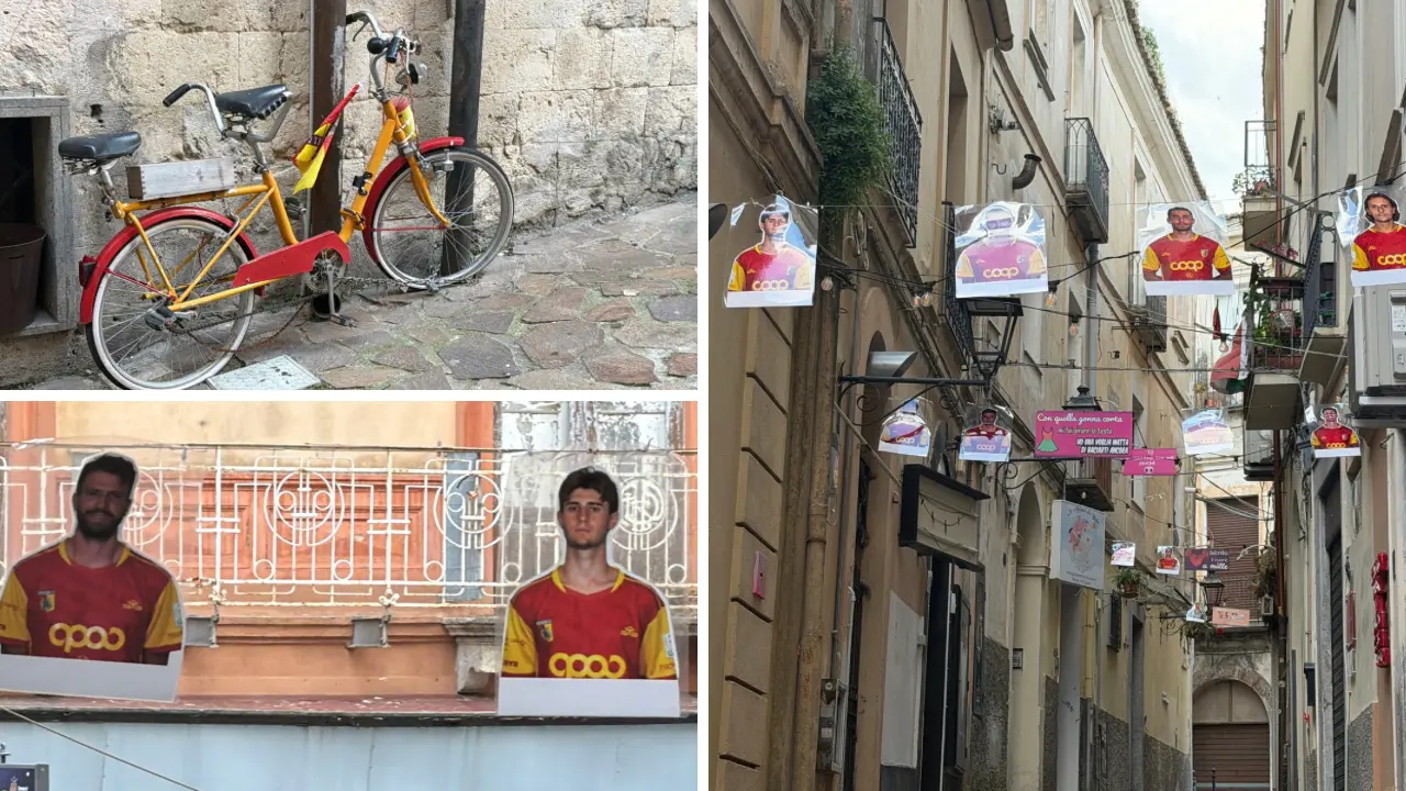 Catanzaro aspetta la finale, la città si trasforma in un omaggio alle Aquile giallorosse\u00A0\n
