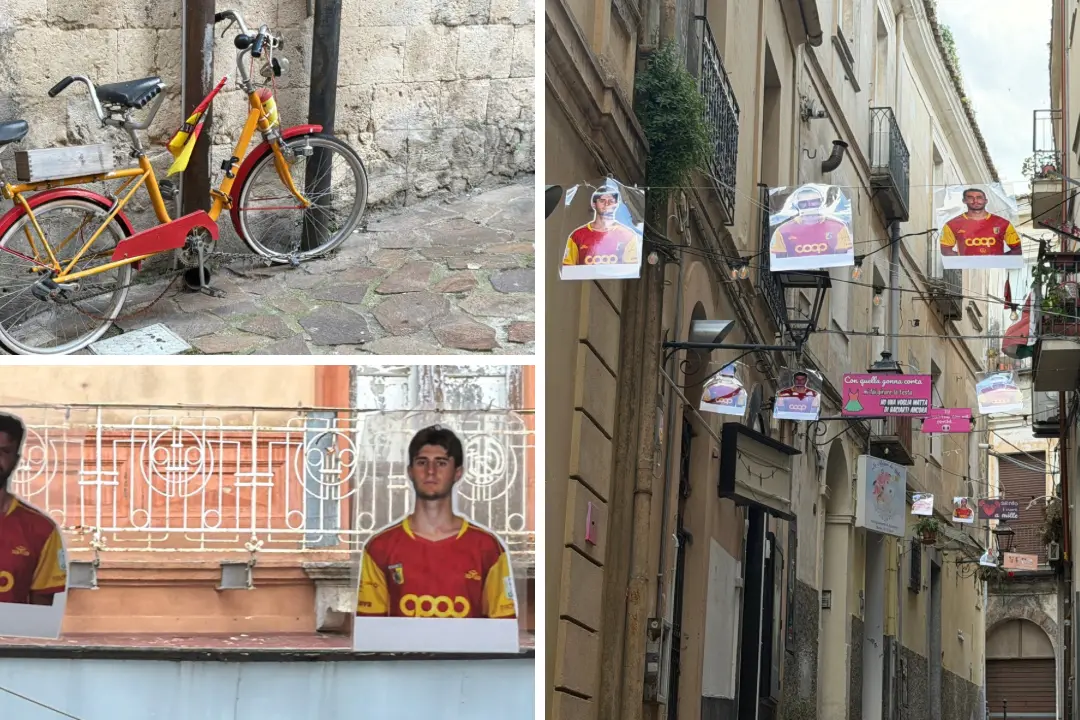 Catanzaro aspetta la finale, la città si trasforma in un omaggio alle Aquile giallorosse\u00A0\n