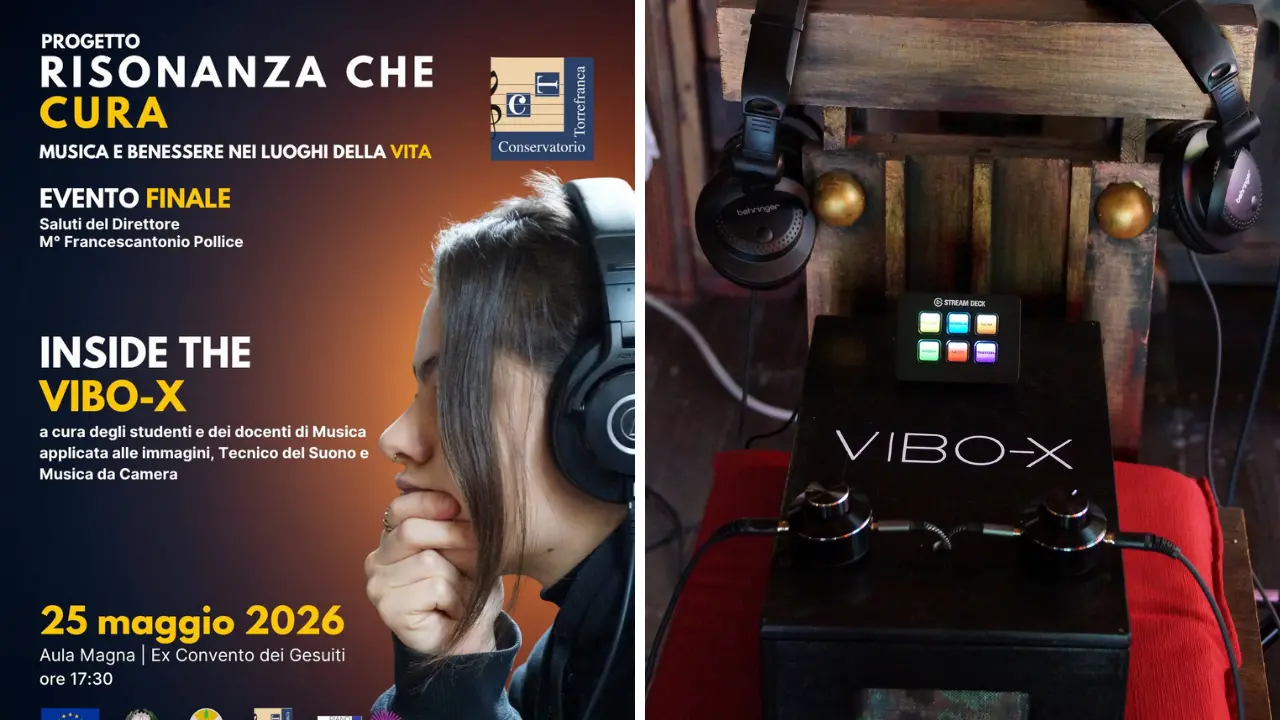 Al Conservatorio arriva \"Inside the Vibo-X\", tappa finale del progetto su musica, benessere e luoghi di cura\n