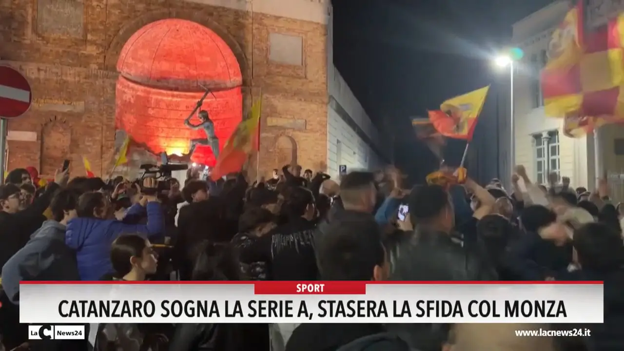 Catanzaro sogna la Serie A, stasera la sfida col Monza
