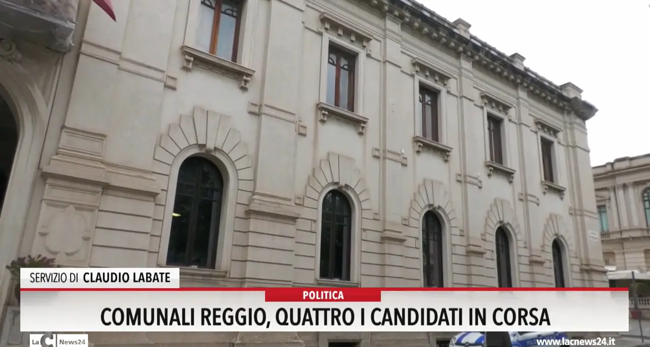 Comunali Reggio, quattro i candidati in corsa