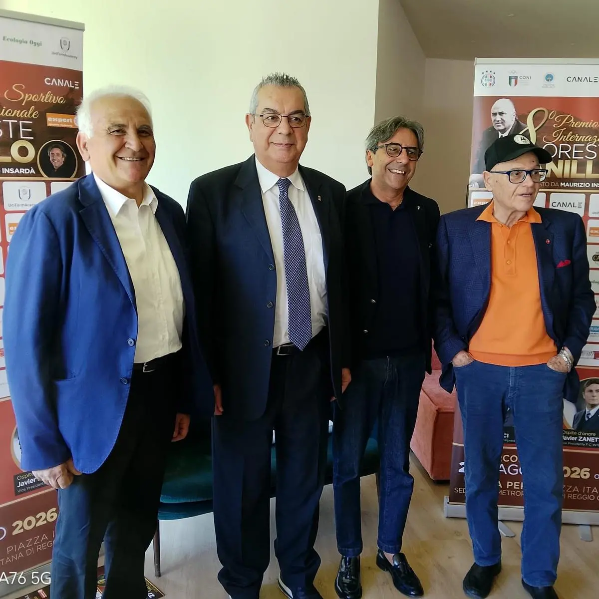 Premio Sportivo Internazionale Oreste Granillo a Javier Zanetti, la storia del calcio\u00A0\n