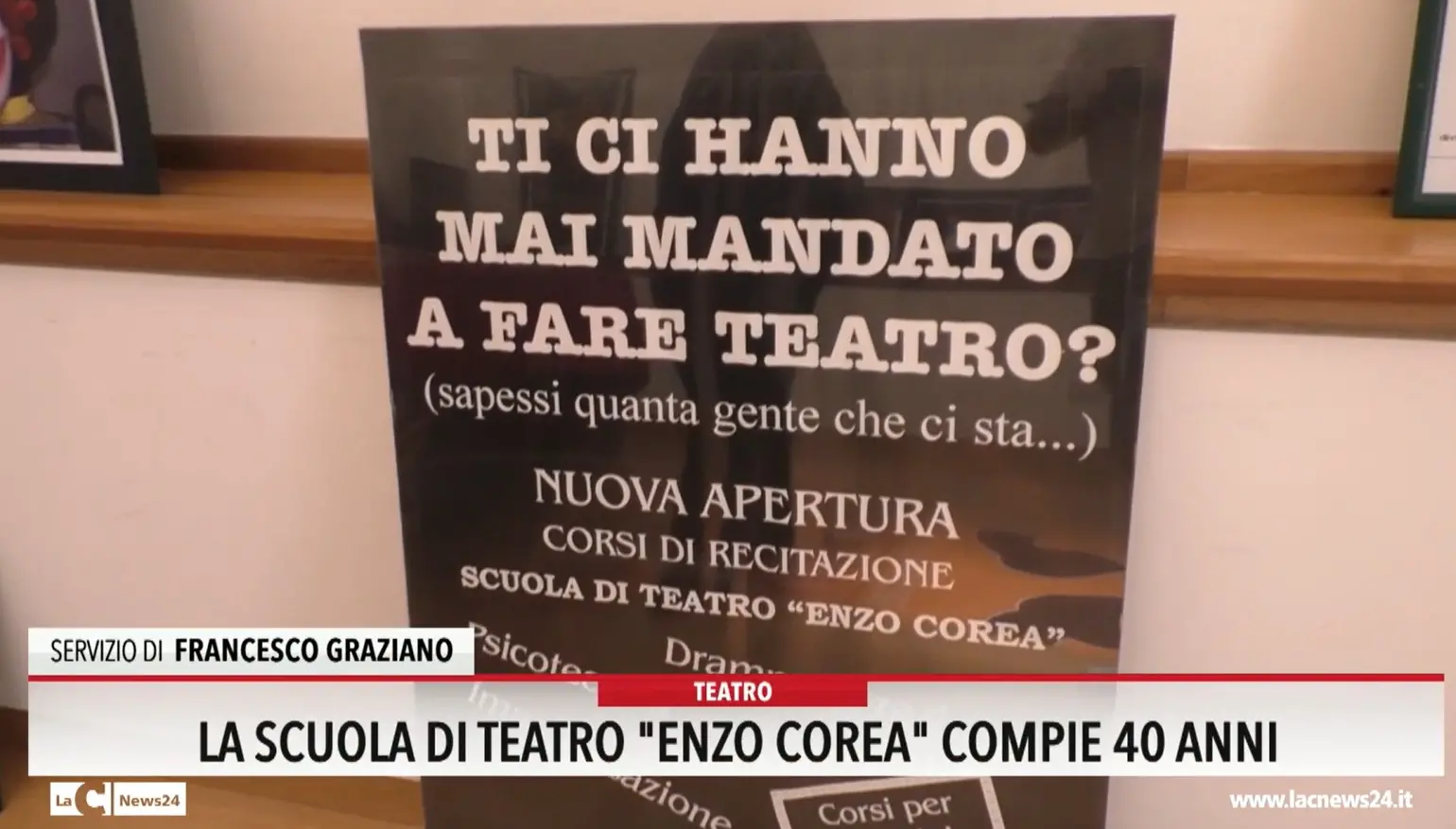 La scuola di teatro Enzo Corea compie 40 anni