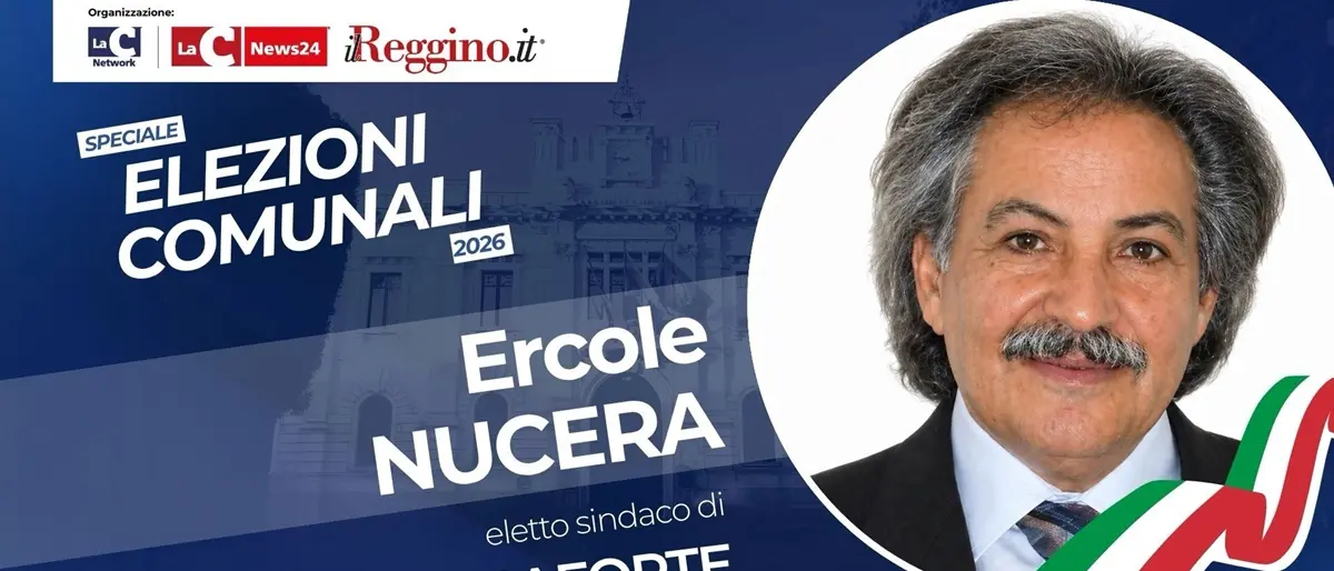 Ercole Nucera è il\u00A0sindaco di Roccaforte del Greco\u00A0con 147 voti\n