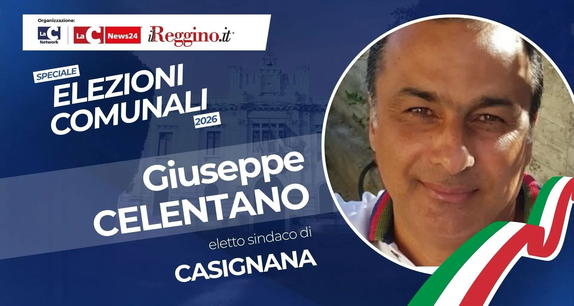Casignana sceglie Celentano: vittoria netta con il 65% dei voti\n