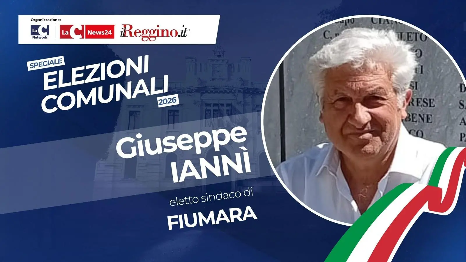 Fiumara, Giuseppe Iannì è il nuovo sindaco: vittoria sul filo con sette voti di scarto\n