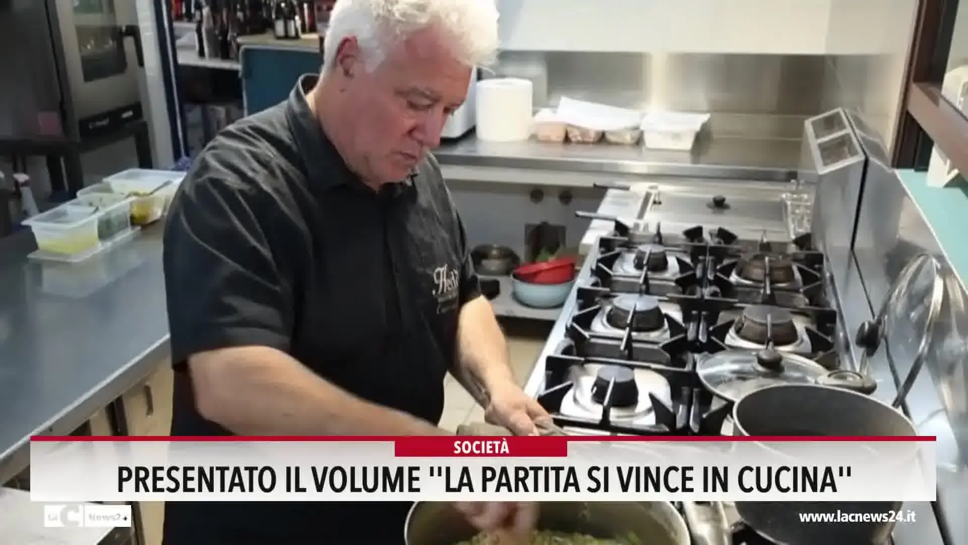 Presentato il volume \"La partita si vince in cucina\"