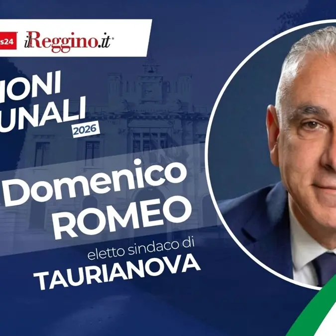 Taurianova, Domenico Romeo vince il testa a testa con Roy Biasi ed è il nuovo sindaco. Più staccato Raffaele Loprete\u00A0\n