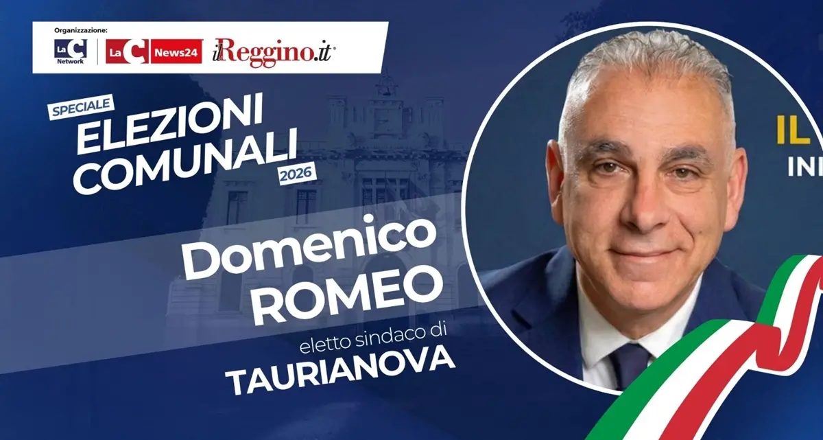 Taurianova, Domenico Romeo vince il testa a testa con Roy Biasi ed è il nuovo sindaco. Più staccato Raffaele Loprete\u00A0\n