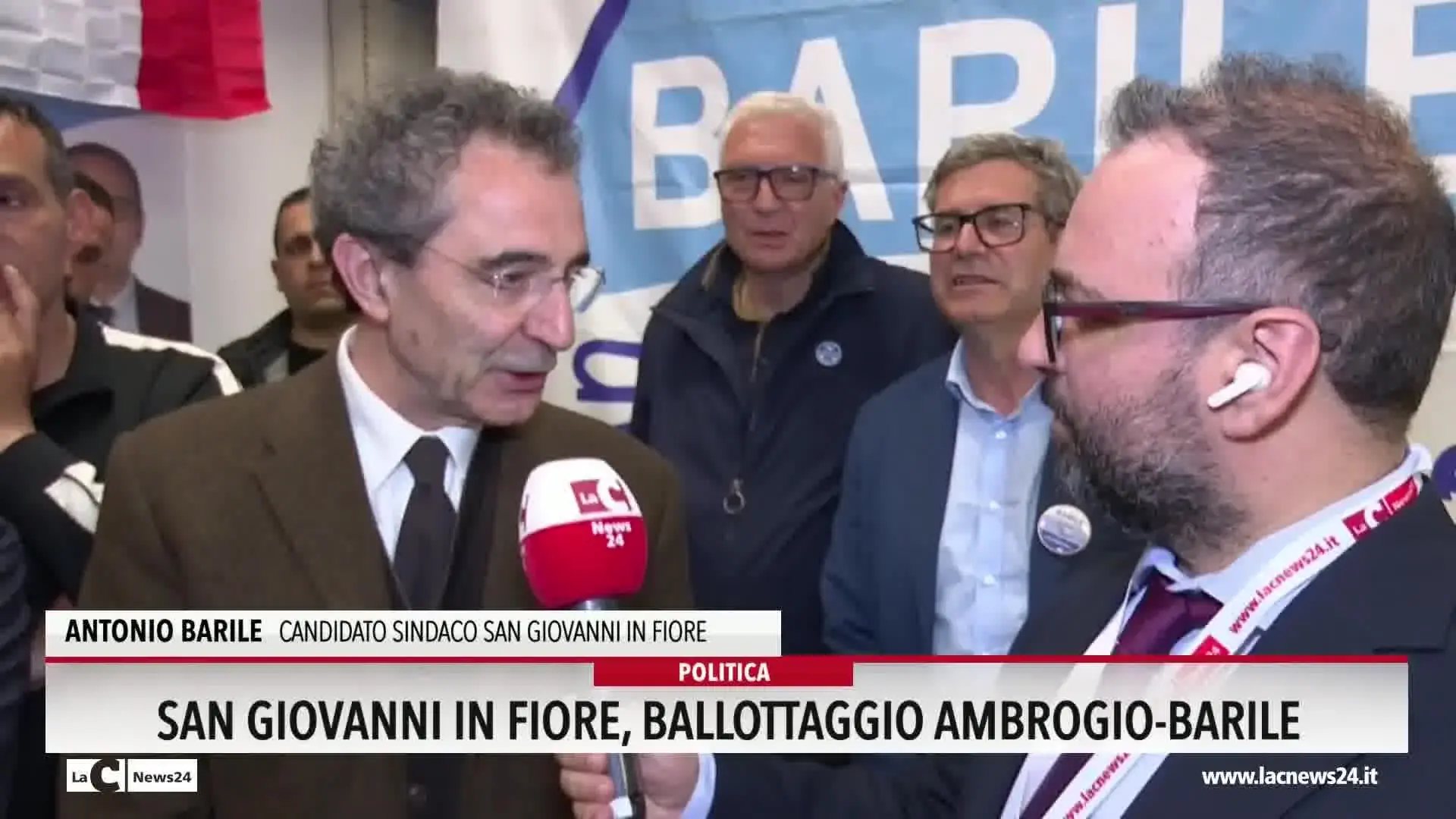 San Giovanni in Fiore, ballottaggio Ambrogio - Barile
