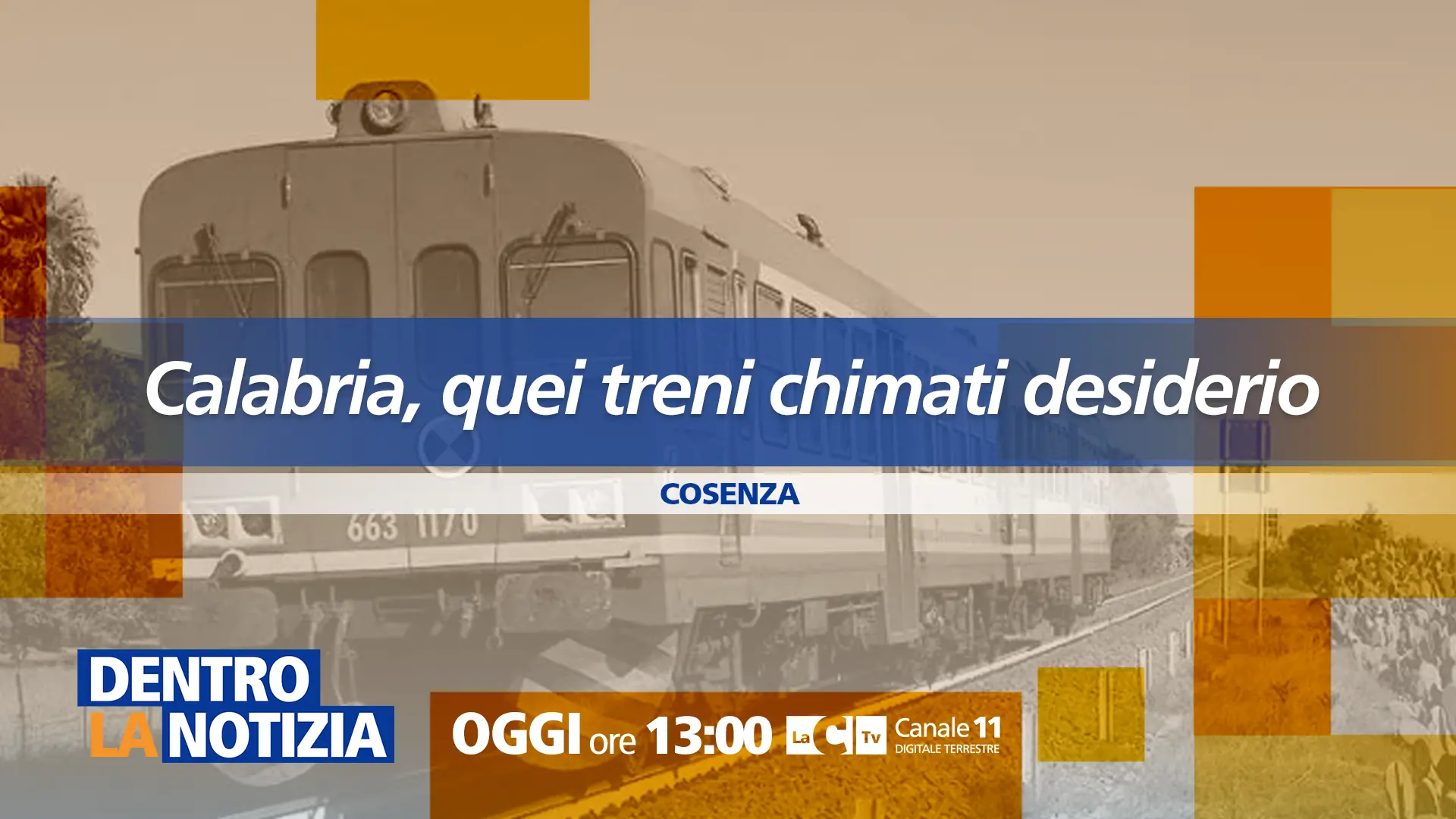 Linee ferroviarie carenti e Calabria isolata: focus a Dentro la notizia\n