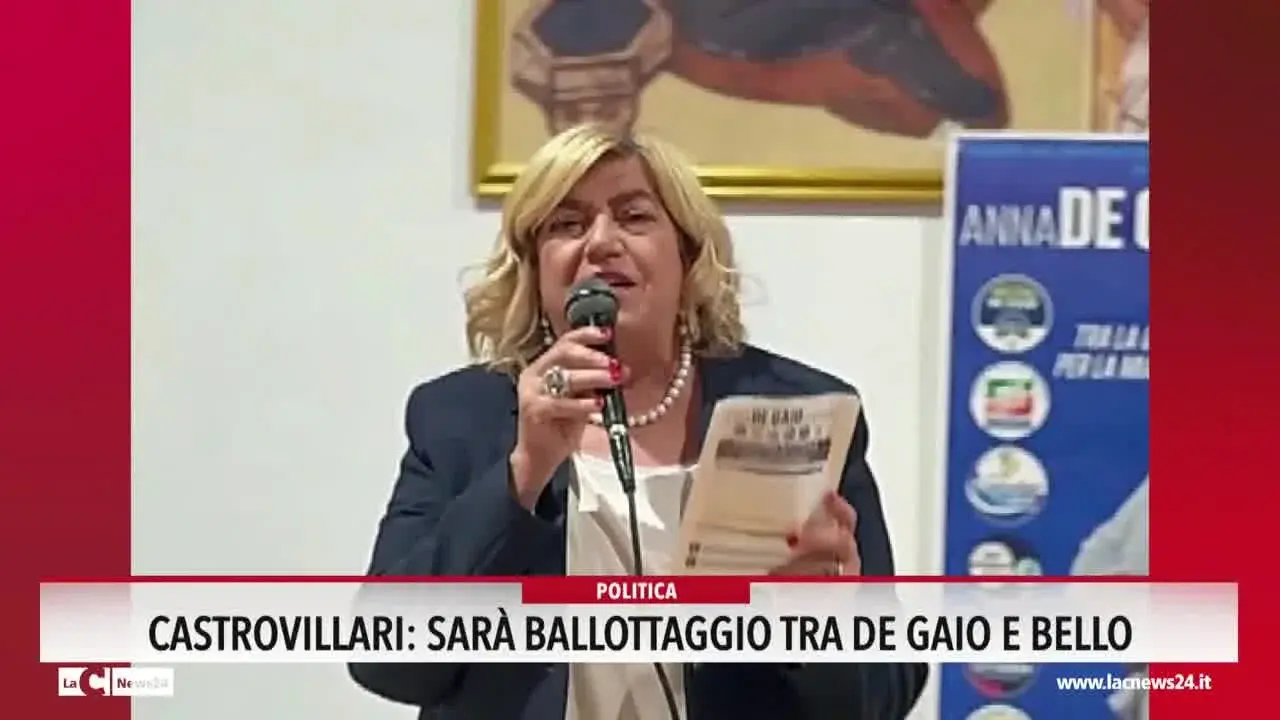 Castrovillari, sarà ballottaggio tra De Gaio e Bello